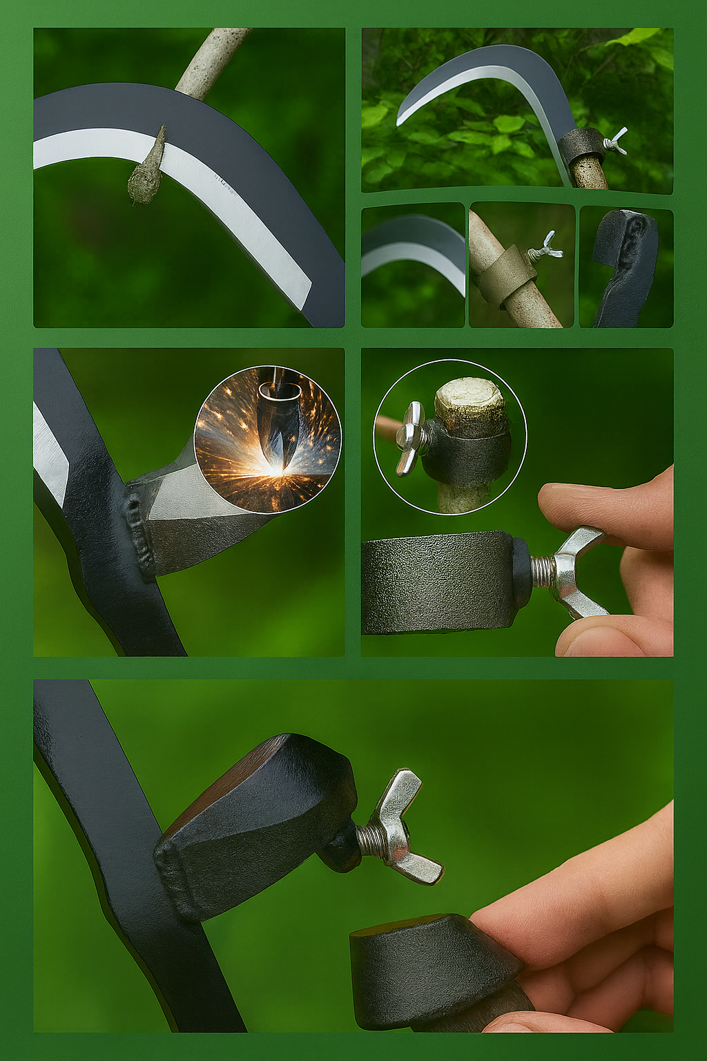 Portable Grass Sickle Cutter Head